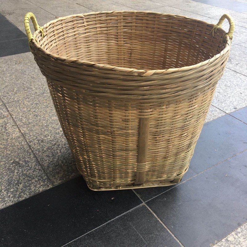 手工竹编水果篮环保菜篮簸箕食品篮子竹筐竹篮竹篓筐子果盘平底