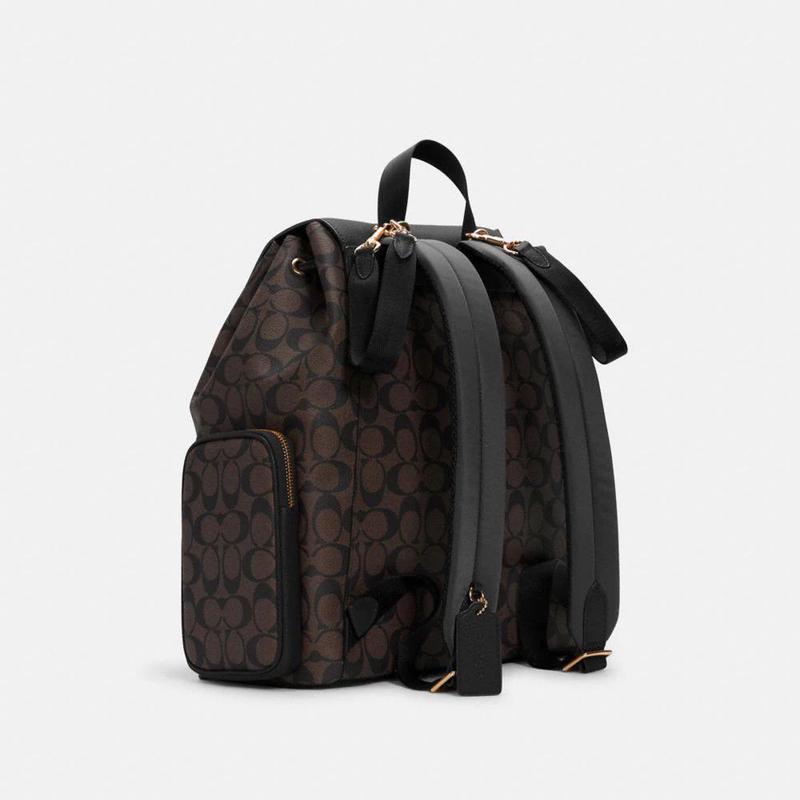 coach蔻驰女式双肩包青春休闲潮流个性商务通勤女士双肩包c7281