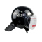 汇特益 防暴头盔 全盔 黑色面罩防暴全盔 含徽(单位:个)