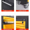 迅迈 暗夜绿 二抽工具车+挂板 汽修五金零件工具车小推车 40*67*128cm 单位 ;台