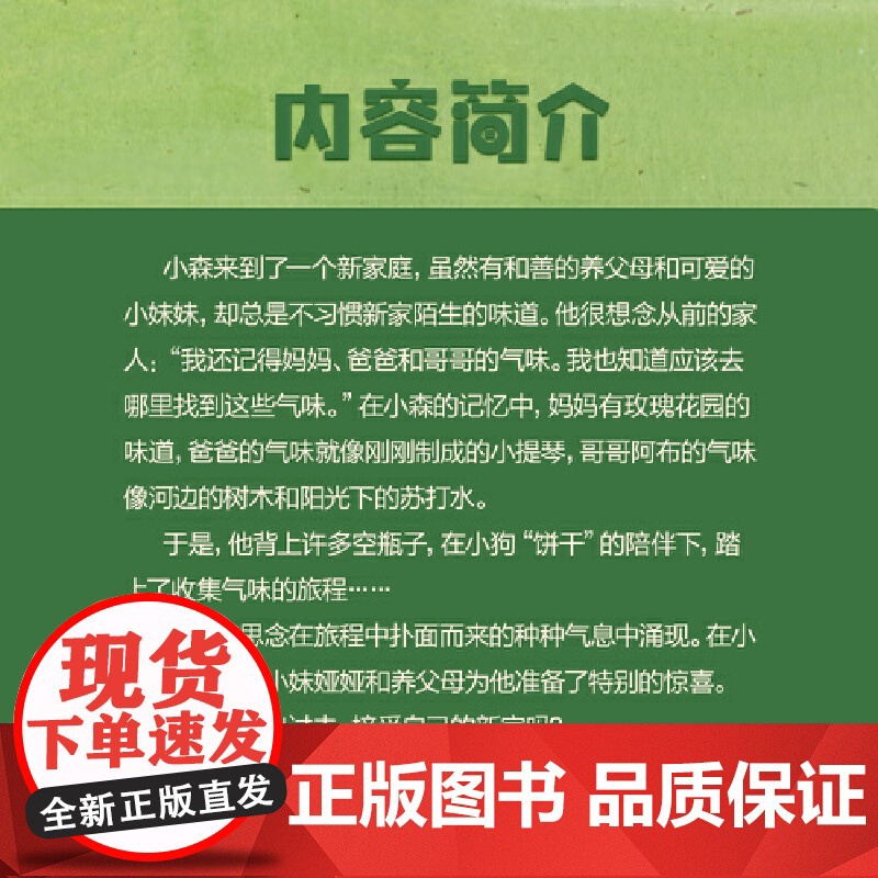 青铜葵花图画书奖获奖作品:收集气味的男孩(原创绘本奖项 提升艺术素养 培养情绪共情 启发艺术想象)高清大图