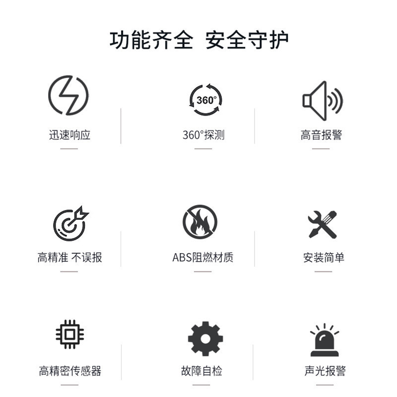 燃气报警器 可燃气体报警器 配单尖电磁阀 PA-219