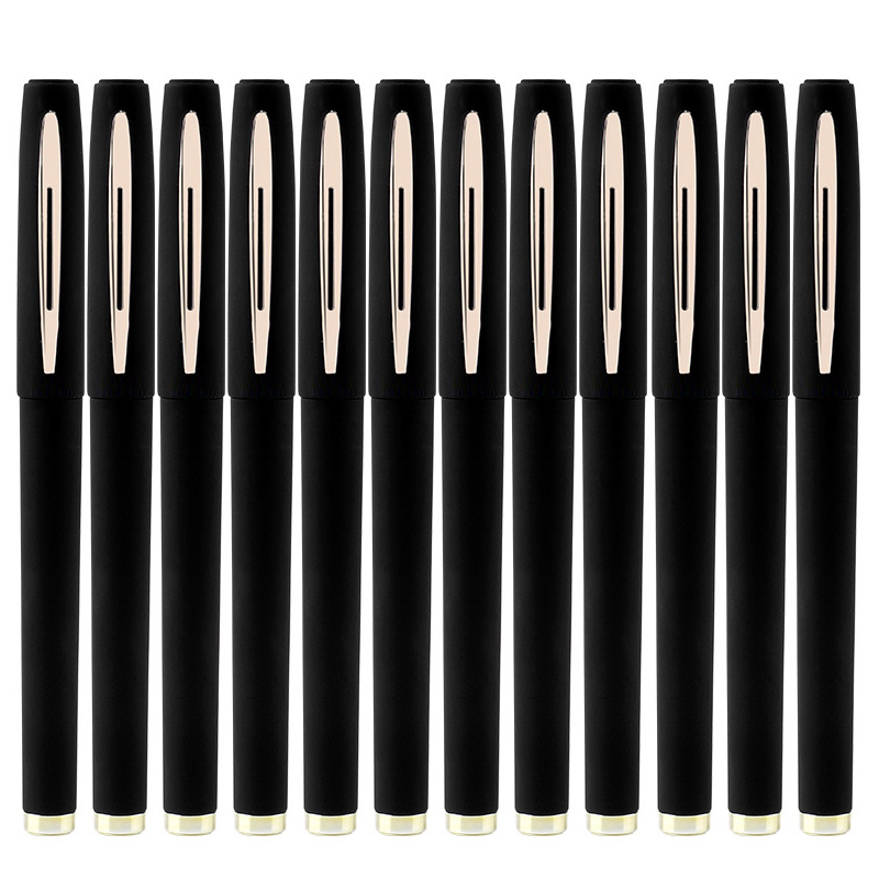 宝克baokezc800105mm大容量中性笔商务办公日常书写磨砂笔杆签字笔