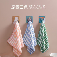 苏宁宜品 不沾油不掉毛抹布吸水洗碗布厨房清洁布小毛巾加厚擦桌擦碗百洁布
