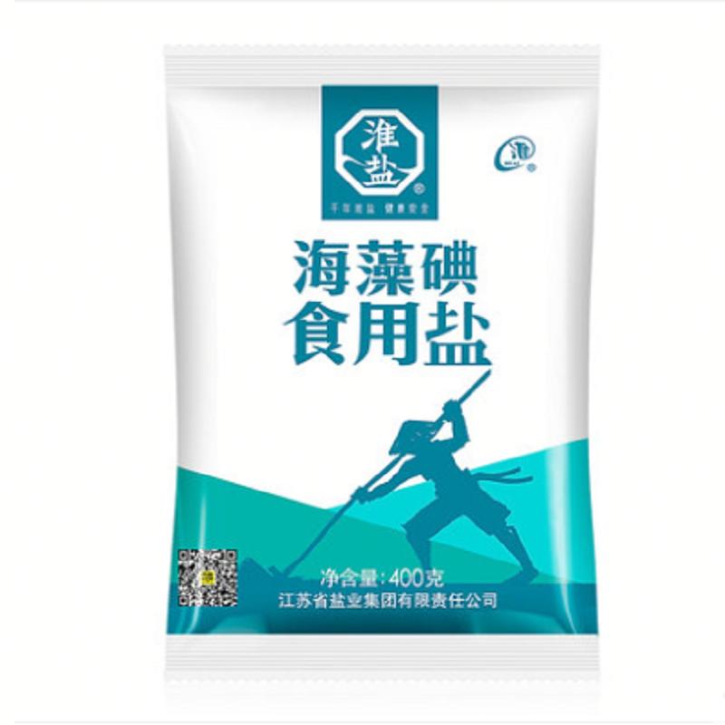 淮牌海藻碘盐400g袋视频