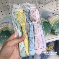 新品宜家代购 卡拉斯ins风勺硅胶防摔多色冰淇淋勺子4个装 一包4个/
