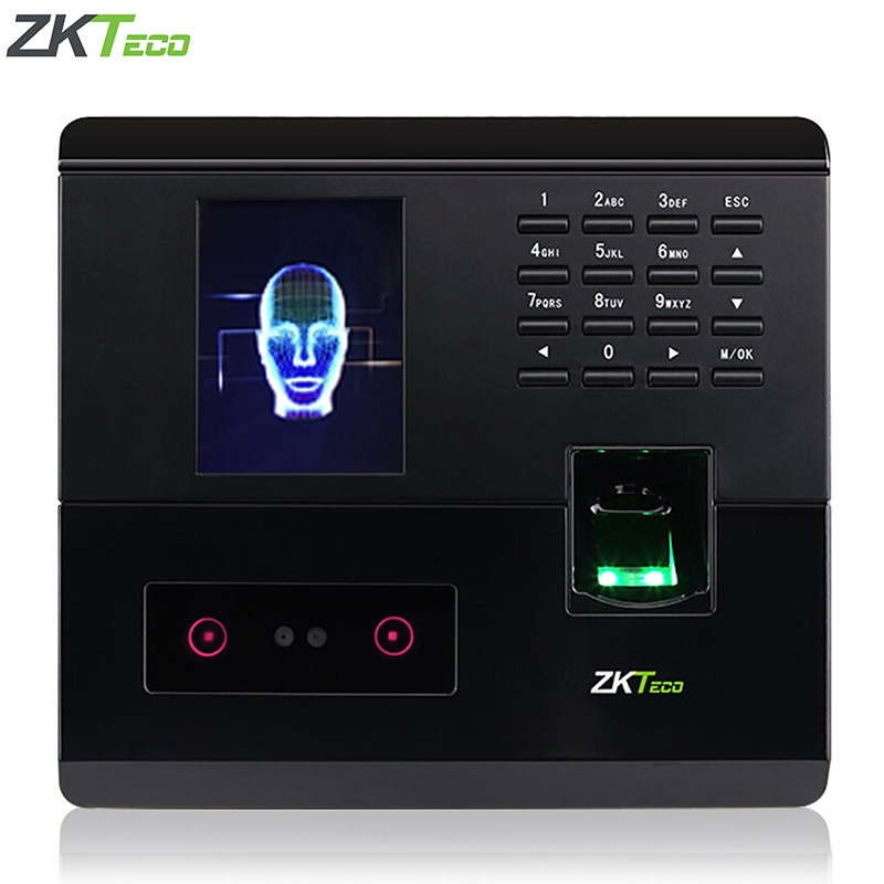 ZKTeco/熵基科技UF200考勤机指纹人脸混合识别打卡机U盘下载自动报表高清大图