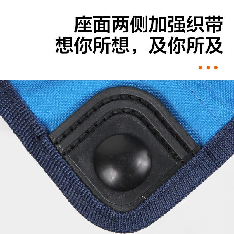 牧高笛 户外露营超轻休闲椅易携带钓鱼椅迷你折叠椅 天空蓝 NX20665020高清大图