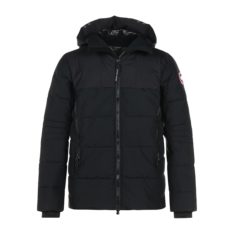 加拿大鹅 canada goose 男士锦纶hybridge鸭绒连帽羽绒服外套2742m
