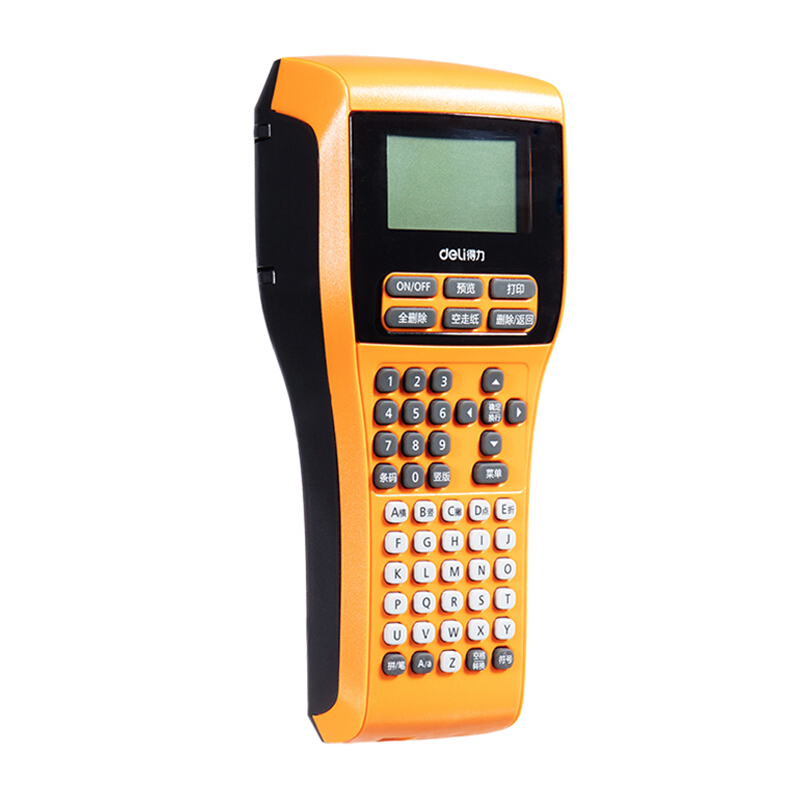 得力(deli)DL-240T手持式标签打印机便携式家用小型不干胶标签贴网线标签打印机