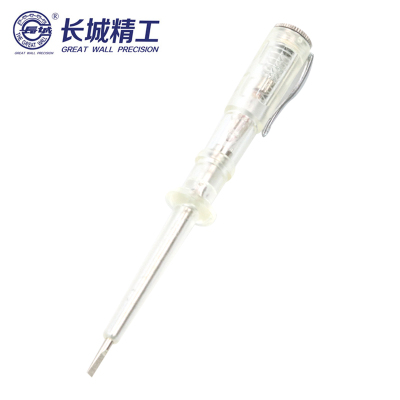 长城精工 502测电笔 家用线路检测电笔验电笔 100-500V 420105 1把（10把起订 拍少不发货 不零售）