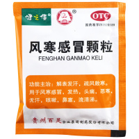 健之佳 风寒感冒颗粒 8克*12袋 解表发汗 疏风散寒 风寒感冒 发热 头痛 恶寒 无汗 咳嗽 鼻塞