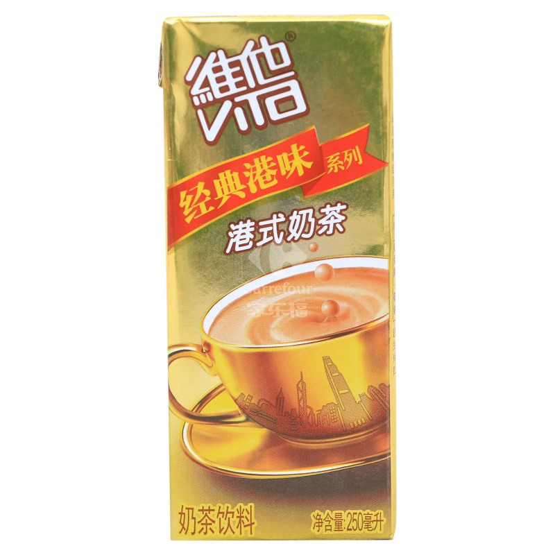 維他港式奶茶250毫升(6包裝)
