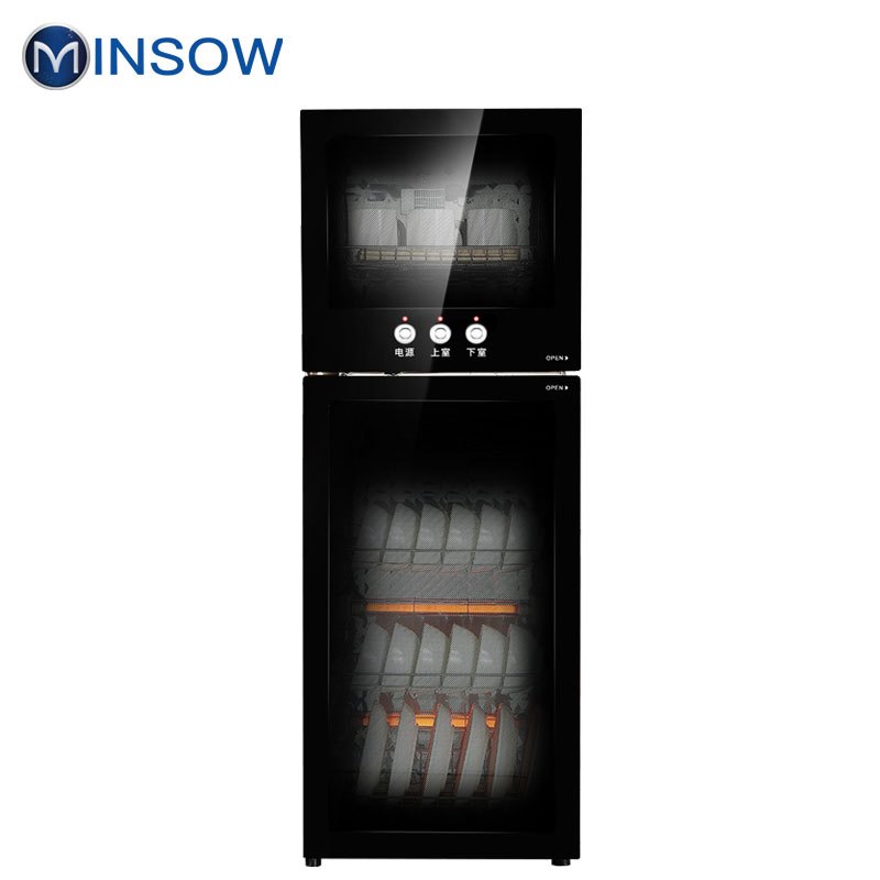 铭首(Minsow) ZTP-198 餐具厨房消毒柜 商用家用立式消毒柜 上室臭氧杀菌 下室二星级红外线高温消毒杀菌柜
