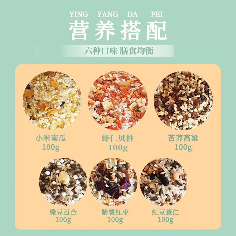 津城刘大姐 15分钟快速杂粮粥礼盒2910g高清大图