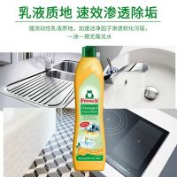 Frosch不锈钢/陶瓷清洁剂柠檬 500ml 抛光亮洁 不留划痕 德国原装进口