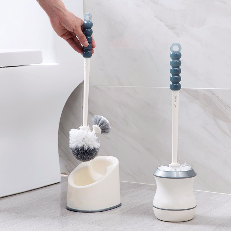 清洁刷卫生间洗厕所刷子无死角软毛马桶刷带底座套装定制
