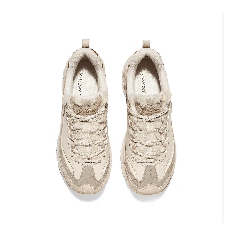 斯凯奇女款休闲熊猫鞋加绒150240/SDNT-10双高清大图