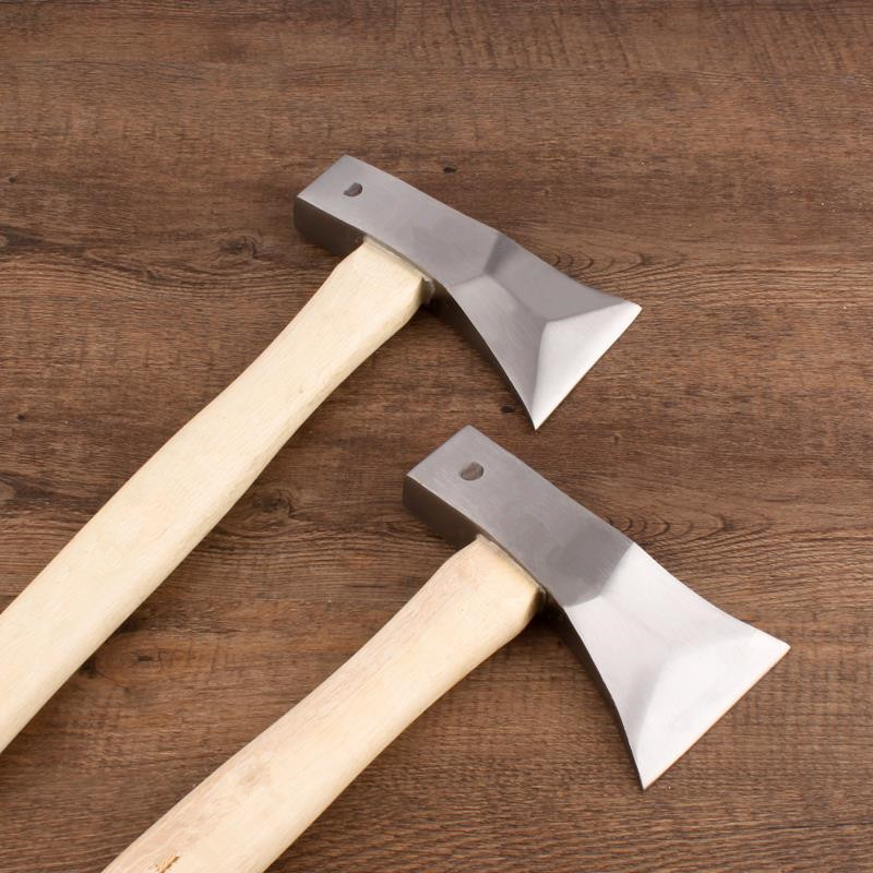 树木工斧头家用野营手斧板斧剁骨加固战斧小斧子防滑耐用 精抛细磨斧