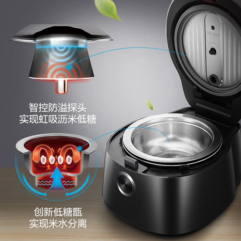 苏泊尔(SUPOR)虹吸式低糖健康IH电饭煲 CFXB30HC37-80 容量:3L电器小家电