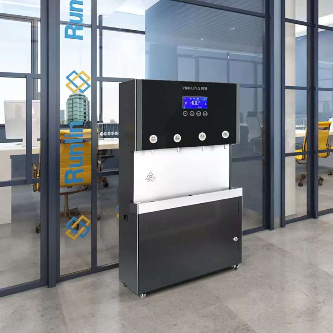 英领 反渗透商用直饮机 YL-HK120G 4嘴步进式12kw可供400人含安装 台高清大图