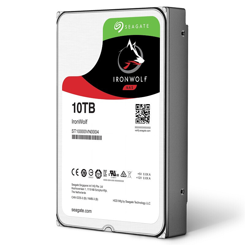 希捷 (SEAGATE) 酷狼系列 10TB 7200转 256M 台式组装机企业NAS监控机械硬盘