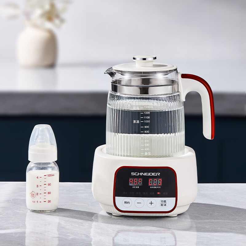 施耐德(Schneider) SWK-XHSL1215 全玻璃花茶壶 1.3L高清大图