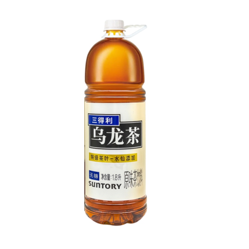 三得利无糖乌龙茶0脂0糖茶韵回甘1.8L*2瓶网红茶饮料高清大图