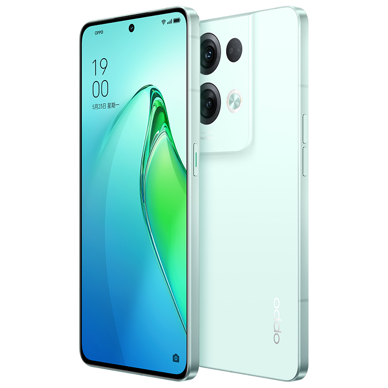 [二手9成新]OPPO Reno8 Pro+ 逍遥青 12G+256G全网通安卓手机6.62英寸屏天玑双卡备用5G手机高清大图