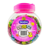 徐福记 嘟嘟泡 DODO水果味泡泡糖 综合口味100条罐装儿童节糖果零食品