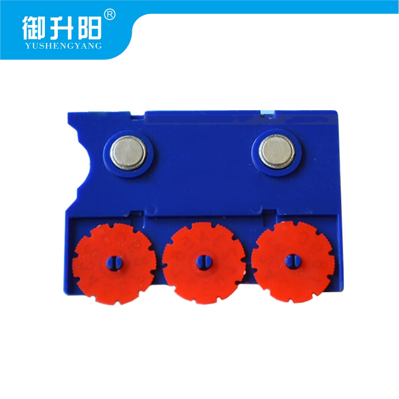 御升阳 仓库标识牌货架磁吸标签物料卡 55*75mm蓝色 个高清大图