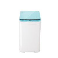奇帅/Qishuai XQB45-455 4.5公斤带热烘干脱水家用全自动婴儿儿童宝宝迷你小型波轮洗衣机 星光蓝