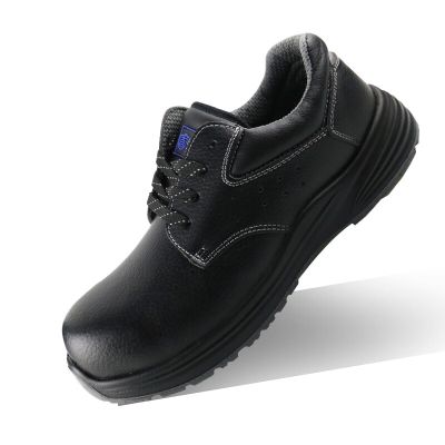 汉盾(HANDUN) HD-SH3802 防砸绝缘低帮牛皮安全鞋 (绝缘6KV) 黑色 35码