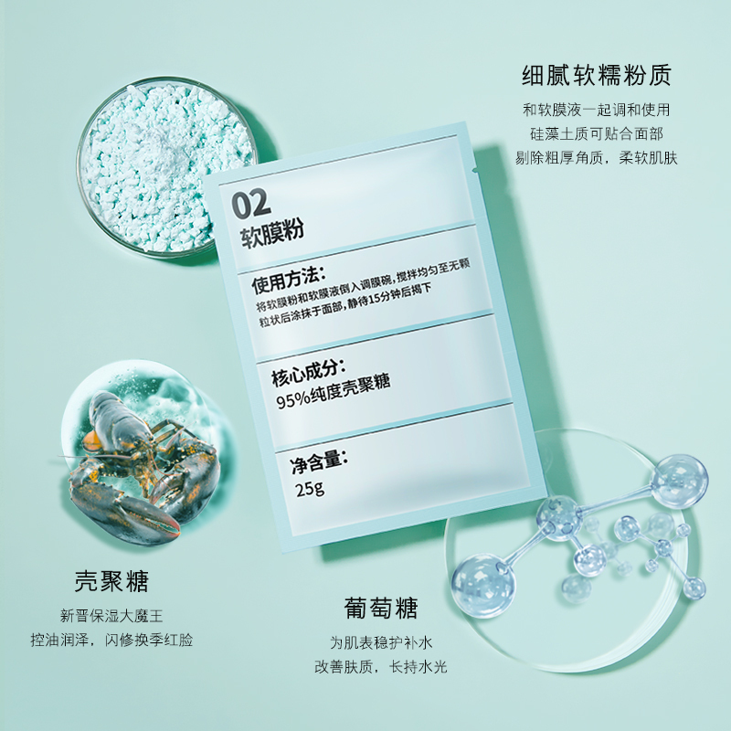 [送工具]LERFM蓝尼芳可积雪草舒颜软膜套盒
