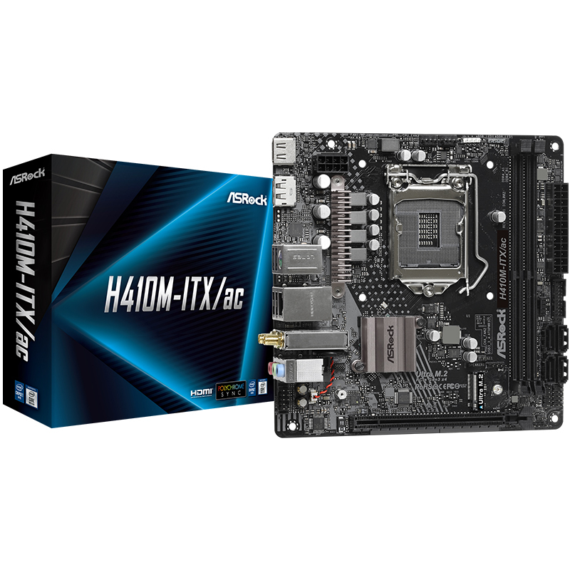 华擎asrockh410mitxac主板intelh410lga1200