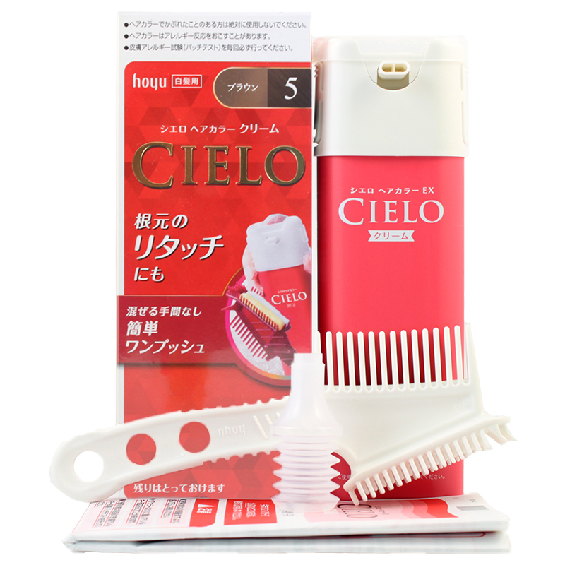 美源(MEIYUAN)宣若染发霜 5自然棕色(日本进口染发剂 健康遮盖白发染发膏)高清大图