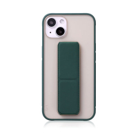 Yesfeel苹果13promax手机壳支架iphone12保护套抗摔磨砂透明防滑边XR腕带功能11/XSMAX硅胶适用