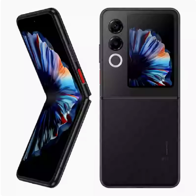 努比亚(nubia)努比亚 Flip 2 5000万后置双摄 全视角悬停摄影 轻薄5G拍照AI小折叠屏手机 星光黑 12GB+256GB Flip2高清大图