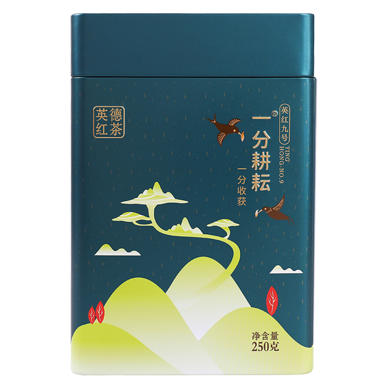一分耕耘红茶 墨绿色商务罐装红茶 英德红茶英红九号 功夫红茶茶叶送礼250g/罐高清大图