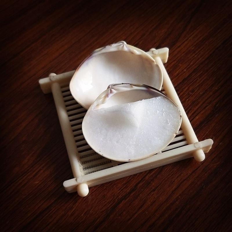 精品装3个装蛤蜊油老式防干裂贝壳膏蚌壳护手霜老国货上海哈利歪歪子