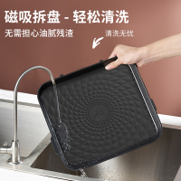 利仁(Liven)电饼铛家用电饼铛煎烤机悬浮烙饼机不粘烤盘多功能煎饼机烙饼机薄饼机上下盘单独加热加深加大火力可调C-6