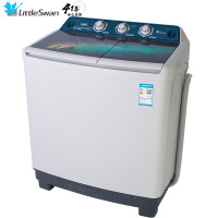 小天鹅(LittleSwan) 洗衣机10公斤双桶双缸双筒大容量半自动波轮洗衣机 TP100-S988 灰色