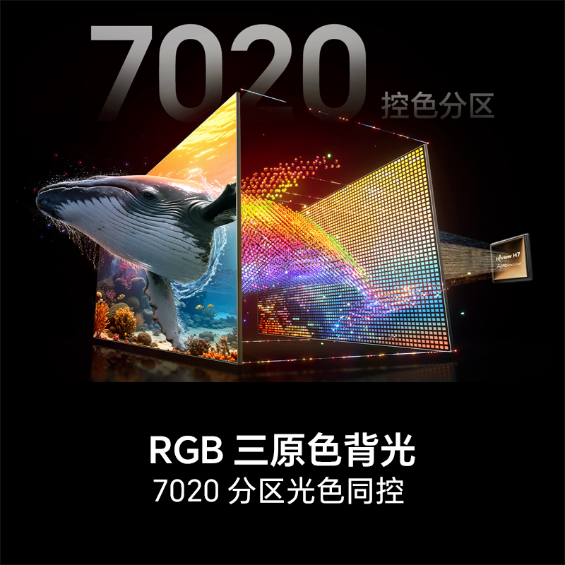 海信RGB-MiniLED电视 E8S Pro 85吋 光色同控 7020分区 H7芯片高清大图