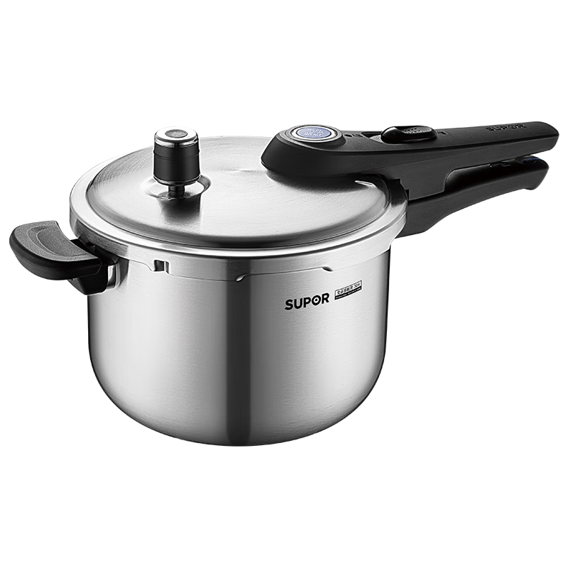 苏泊尔(SUPOR) 高压锅燃气压力锅304不锈钢高压汤锅 电磁炉煤气通用YW223LB1