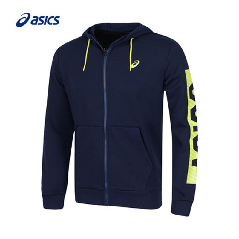 亚瑟士(ASICS) 男士春秋休闲舒适连帽运动夹克 2031B058-400