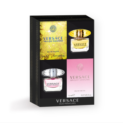 【虞书欣亲选】范思哲VERSACE「礼物臻选」女士淡香水礼盒5ml*2 心醉初恋气息 苏宁物流急速达