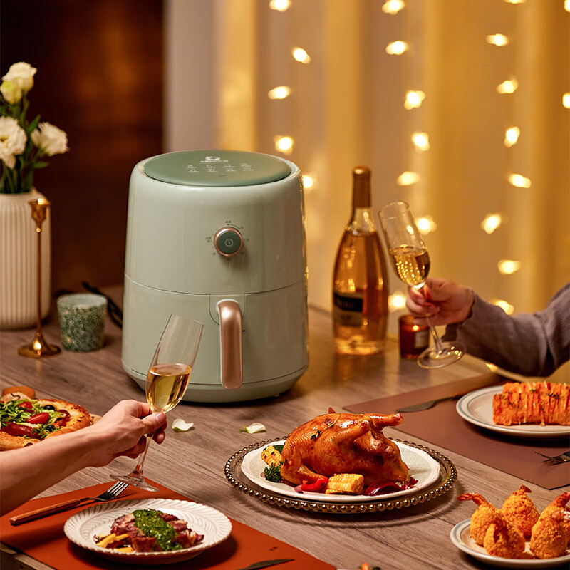 小熊(Bear)4L大容量无烟空气炸锅QZG-E14H6高清大图