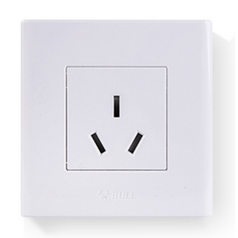 公牛墙壁开关插座面板16a大功率三孔插座86型面板