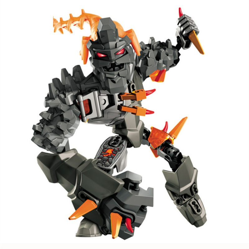 开心美猴王(happy monkey)积木10288 新年英雄工厂华光雷电龙洛卡喷气