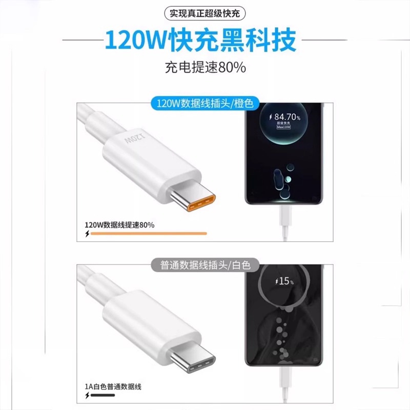 66W/120W超级快充头适用华为手机充电器原装快充数据线mate60 30pro p50p40p30 nova11荣耀高清大图